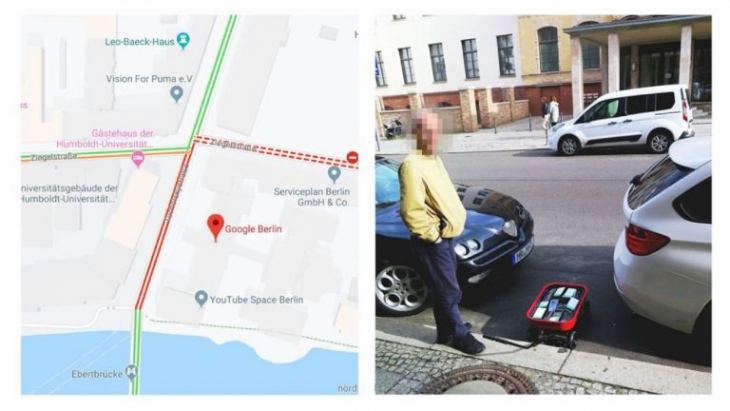 &Delta;&eta;&mu;&iota;&omicron;ύ&rho;&gamma;&eta;&sigma;&epsilon; &kappa;&upsilon;&kappa;&lambda;&omicron;&phi;&omicron;&rho;&iota;&alpha;&kappa;ό &kappa;&omicron;&mu;&phi;&omicron;ύ&zeta;&iota;&omicron; &sigma;&tau;&omicron; Google Maps &mu;&epsilon; 99 smartphones (&Beta;&Iota;&Nu;&Tau;&Epsilon;&Omicron;)