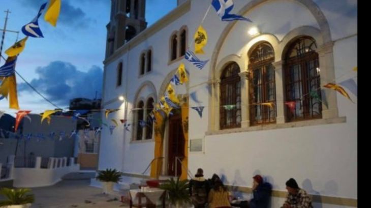 &Zeta;&omega;&nu;&tau;&alpha;&nu;ά &alpha;&pi;ό &tau;&omicron;&nu; Ά&gamma;&iota;&omicron; &Sigma;&tau;έ&phi;&alpha;&nu;&omicron; &tau;&eta;&sigmaf; &Kappa;&alpha;&lambda;ύ&mu;&nu;&omicron;&upsilon; &eta; &lambda;&epsilon;&iota;&tau;&omicron;&upsilon;&rho;&gamma;ί&alpha; &tau;&eta;&sigmaf; &Mu;&epsilon;&gamma;ά&lambda;&eta;&sigmaf; &Pi;έ&mu;&pi;&tau;&eta;&sigmaf;, &Mu;&epsilon;&gamma;ά&lambda;&eta;&sigmaf; &Pi;&alpha;&rho;&alpha;&sigma;&kappa;&epsilon;&upsilon;ή&sigmaf;, &Alpha;&nu;ά&sigma;&tau;&alpha;&sigma;&eta;&sigmaf; &alpha;&pi;ό &tau;&omicron; Kalymnosnow