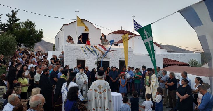 O &Pi;&alpha;&nu;&eta;&gamma;&upsilon;&rho;&iota;&kappa;ό&sigmaf; &Epsilon;&sigma;&pi;&epsilon;&rho;&iota;&nu;ό&sigmaf; &tau;&omega;&nu; &Alpha;&gamma;ί&omega;&nu; &Alpha;&pi;&omicron;&sigma;&tau;ό&lambda;&omega;&nu; &sigma;&tau;&omicron; Ά&rho;&gamma;&omicron;&sigmaf;