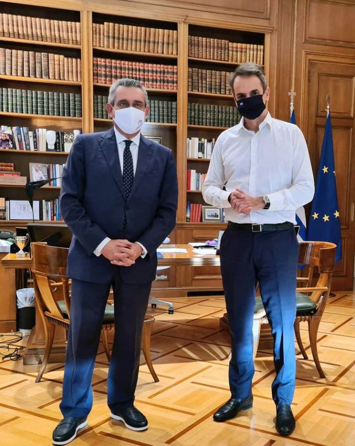 &Eta; &pi;&omicron;&rho;&epsilon;ί&alpha; &tau;&omicron;&upsilon; &tau;&omicron;&upsilon;&rho;&iota;&sigma;&mu;&omicron;ύ  &sigma;&tau;&eta;&nu; &sigma;&upsilon;&nu;ά&nu;&tau;&eta;&sigma;&eta; &tau;&omicron;&upsilon; &Pi;&epsilon;&rho;&iota;&phi;&epsilon;&rho;&epsilon;&iota;ά&rho;&chi;&eta;  &Gamma;&iota;ώ&rho;&gamma;&omicron;&upsilon; &Chi;&alpha;&tau;&zeta;&eta;&mu;ά&rho;&kappa;&omicron;&upsilon; &mu;&epsilon; &tau;&omicron;&nu; &Pi;&rho;&omega;&theta;&upsilon;&pi;&omicron;&upsilon;&rho;&gamma;ό &Kappa;&upsilon;&rho;&iota;ά&kappa;&omicron; &Mu;&eta;&tau;&sigma;&omicron;&tau;ά&kappa;&eta;, &sigma;&tau;&omicron; &Mu;έ&gamma;&alpha;&rho;&omicron; &Mu;&alpha;&xi;ί&mu;&omicron;&upsilon;