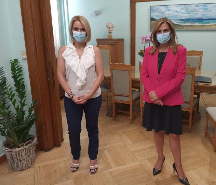 Για την ενίσχυση των δομών ψυχικής υγείας στα Δωδεκάνησα συναντήθηκε η Μίκα Ιατρίδη με την Υφυπουργό Υγείας, Ζωή Ράπτη.