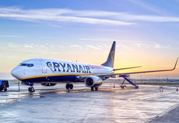 Ryanair: Ξεκινούν οι πτήσεις προς Ελλάδα από τον Ιούλιο